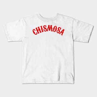 Chismosa - Red design Kids T-Shirt